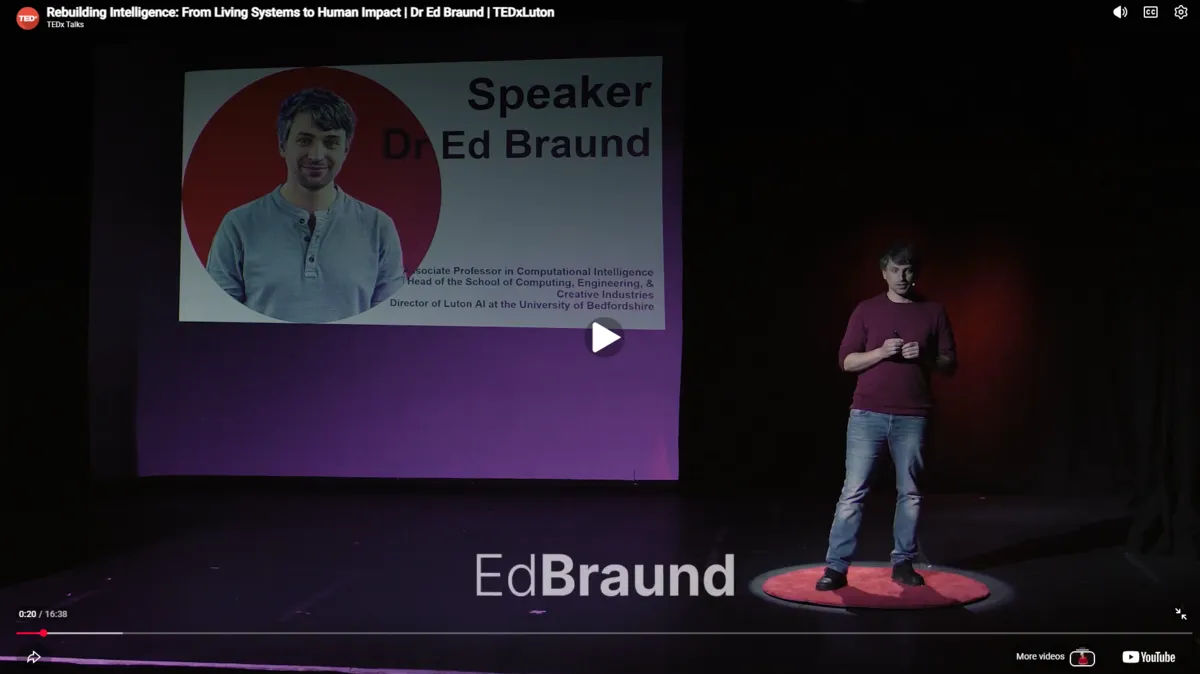 Dr Ed Braund TedX Luton talk